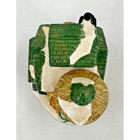 WINDHAM HEIGHTS 2004 Cobblestone Corners Christmas Village Mill House w Wheel - Picture 5 of 8